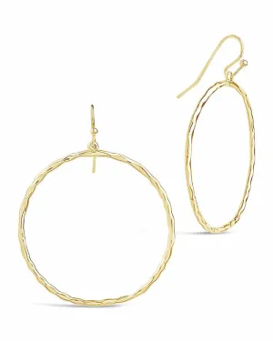 Gold and Silver Dangle Earrings