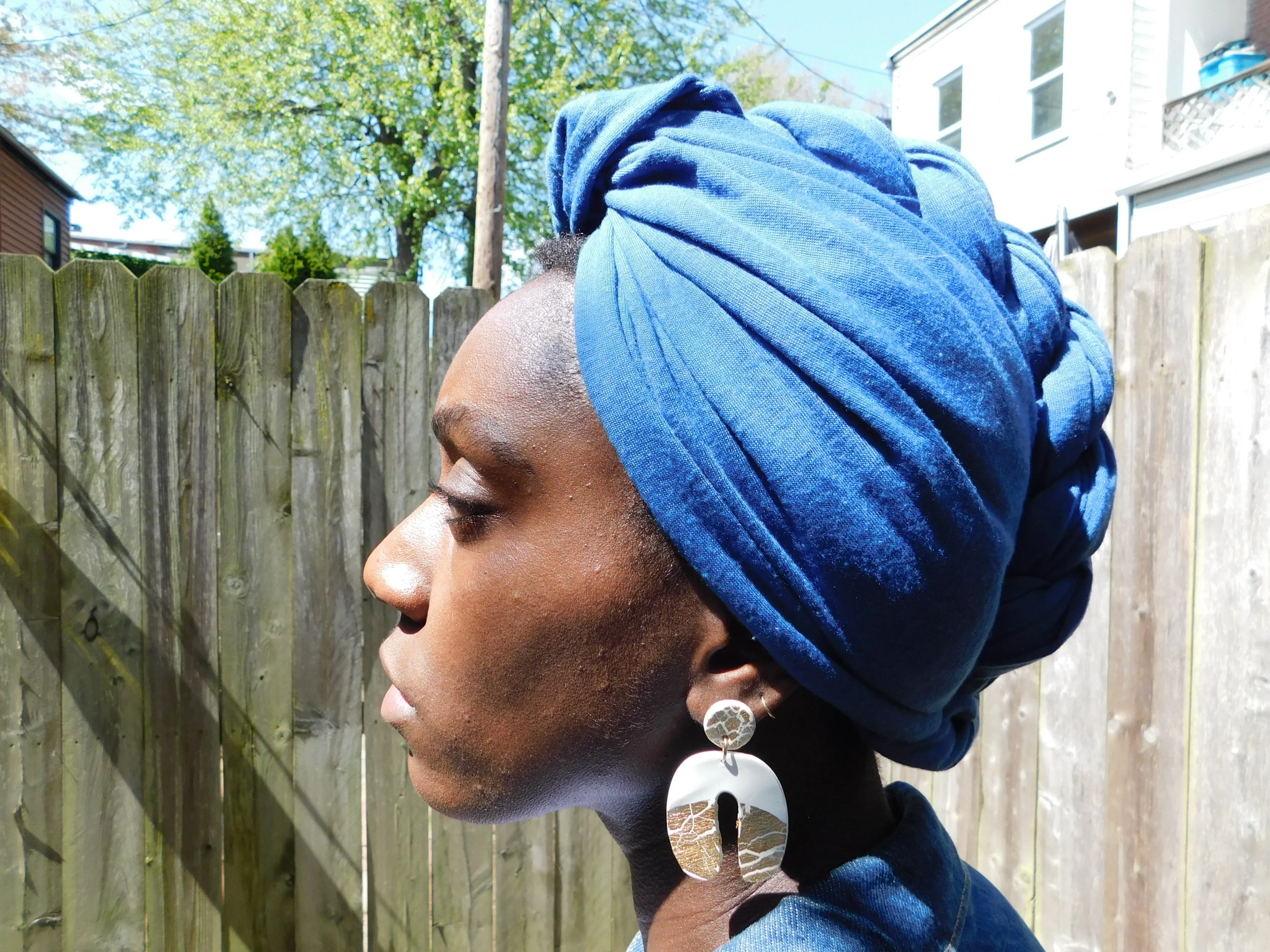 Gold Dust Woman statement earrings