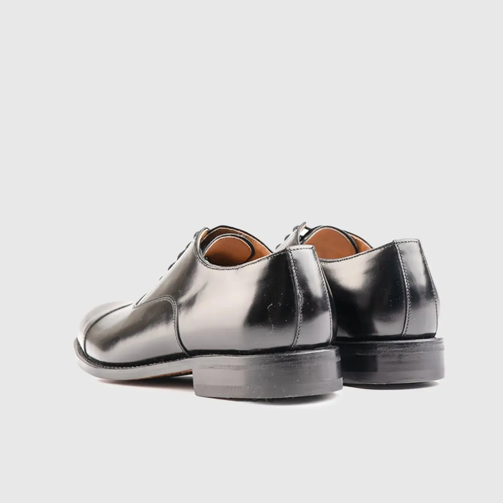 Goodyear Welt Straight Cap Oxford 5217 Black
