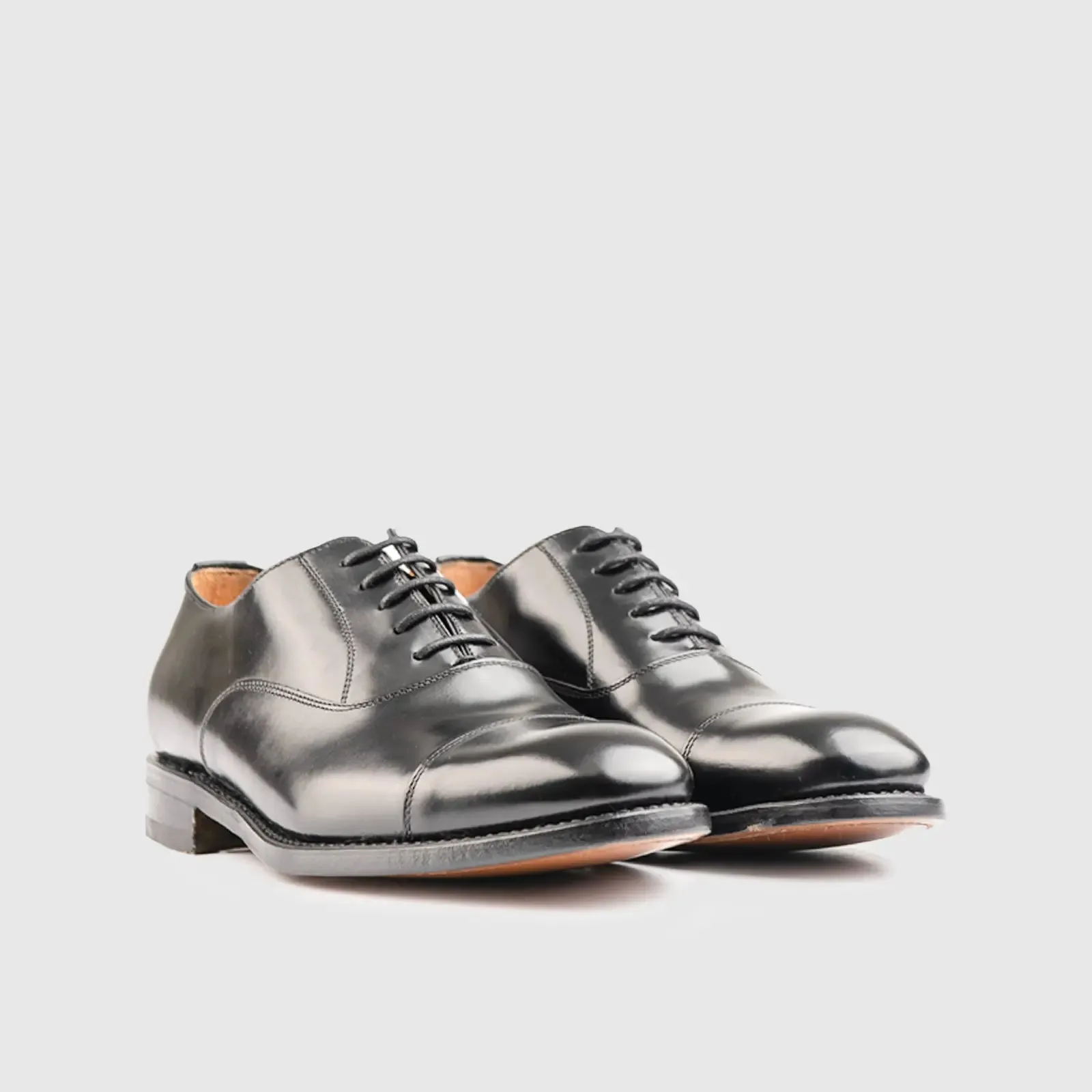 Goodyear Welt Straight Cap Oxford 5217 Black