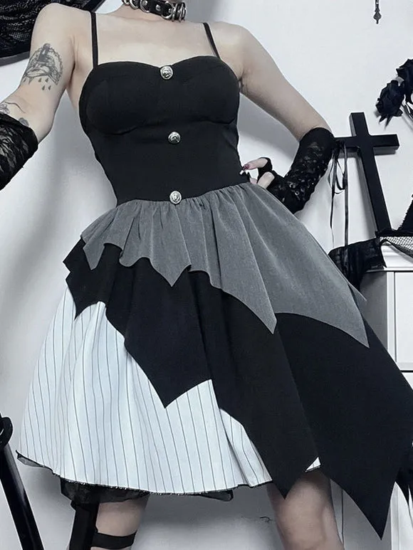 Gothic Dress Spaghetti Sexy Lolita Short Dress