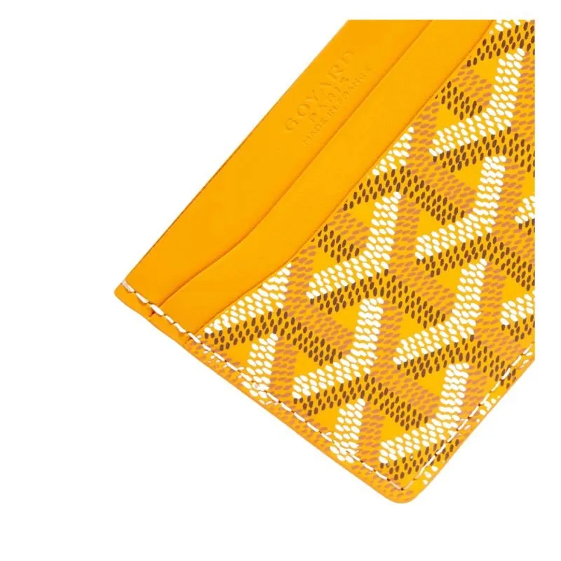 Goyard Saint Sulpice Card Holder 'Yellow'