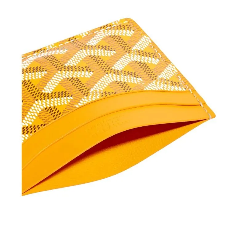 Goyard Saint Sulpice Card Holder 'Yellow'