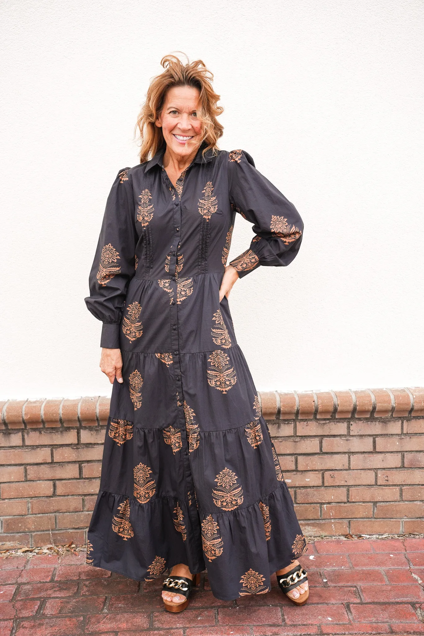 Grace Black Maxi Dress
