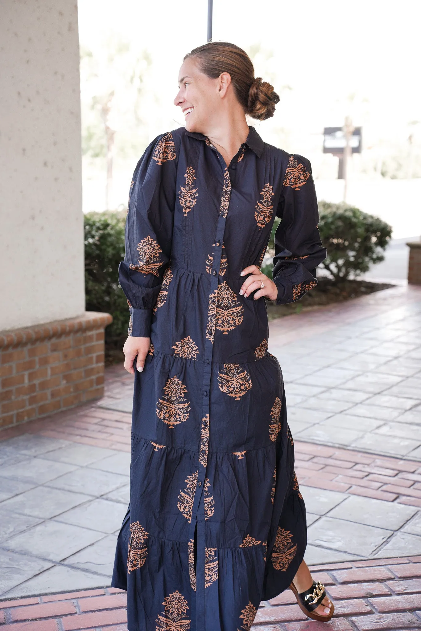 Grace Black Maxi Dress