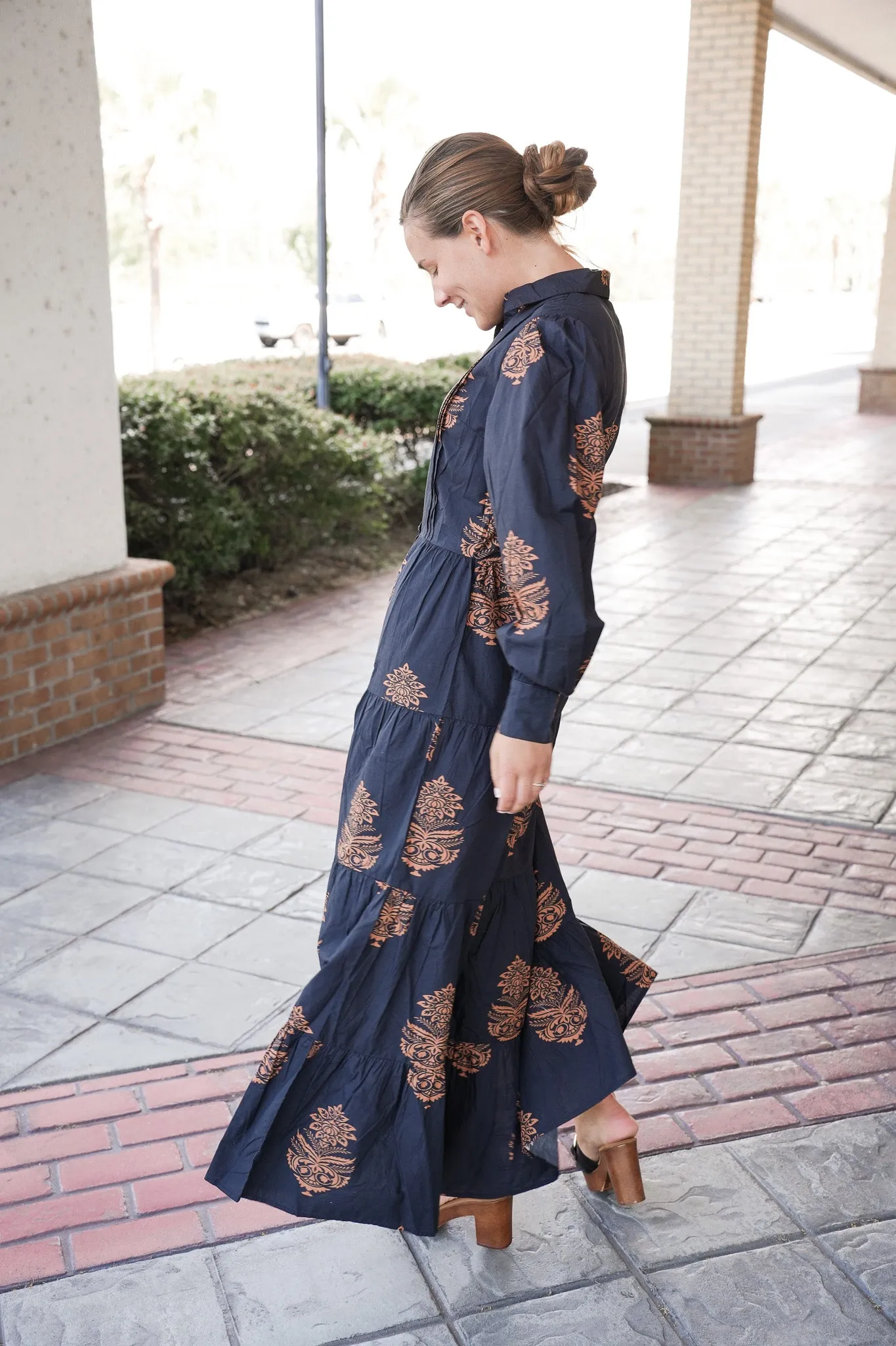 Grace Black Maxi Dress