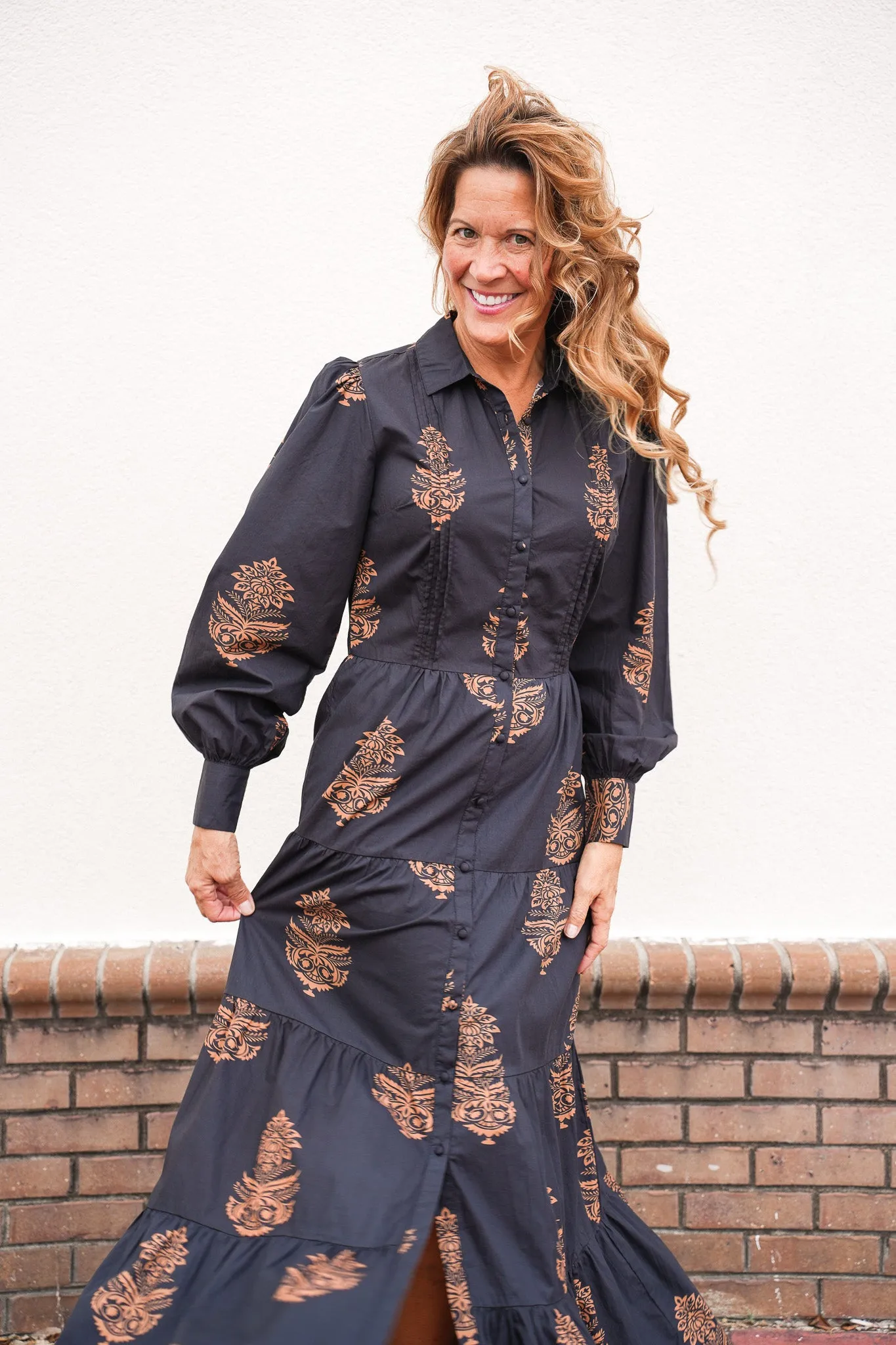 Grace Black Maxi Dress