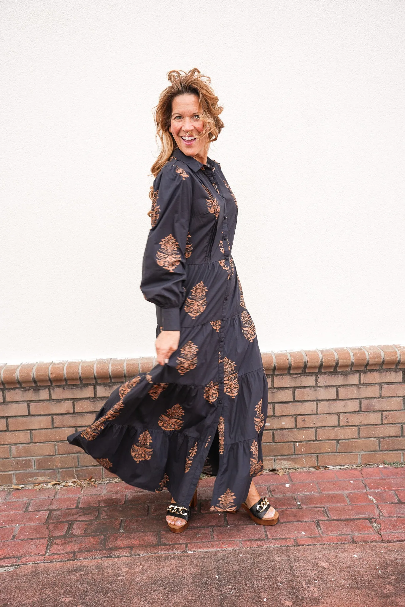 Grace Black Maxi Dress