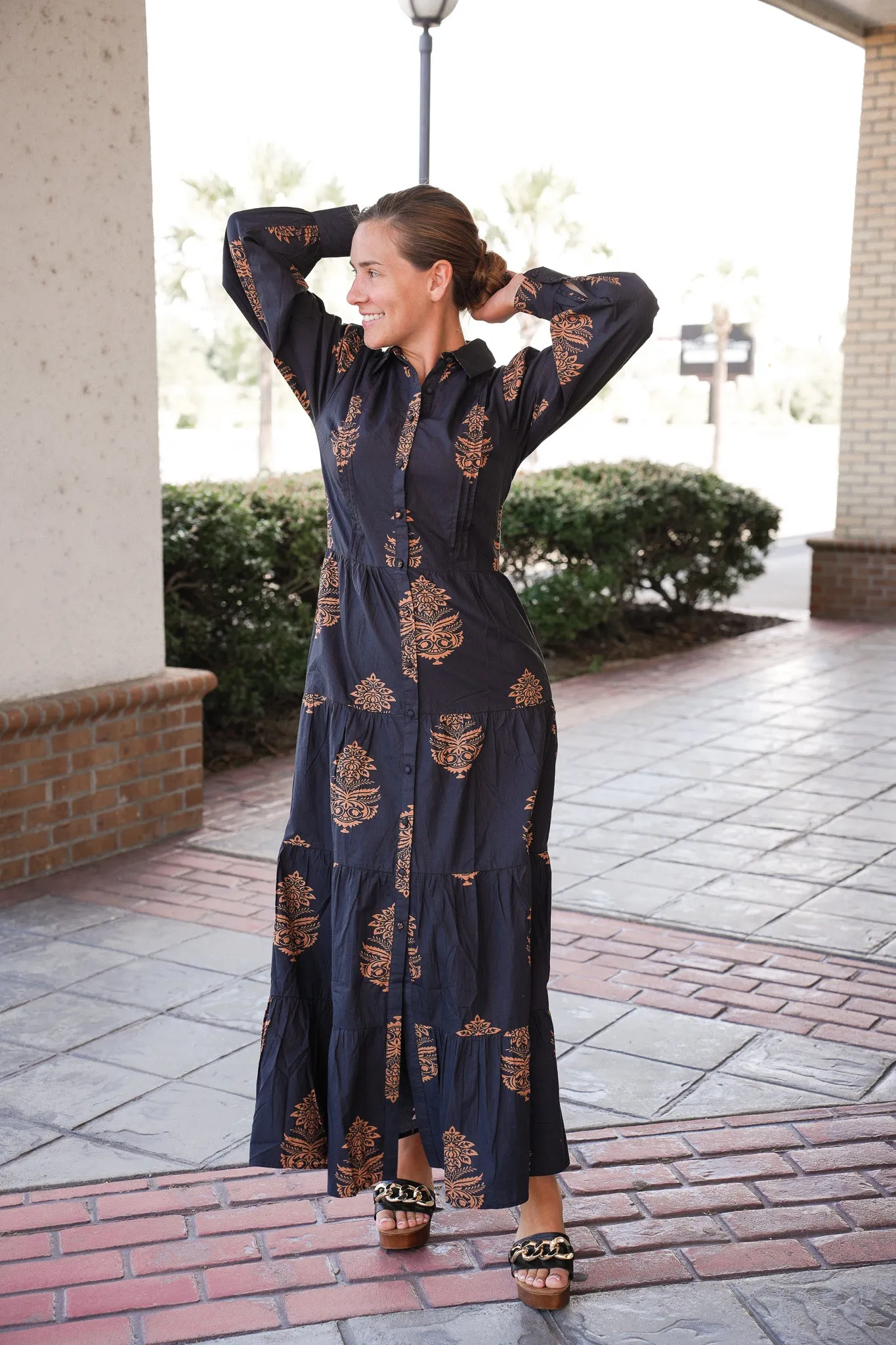 Grace Black Maxi Dress