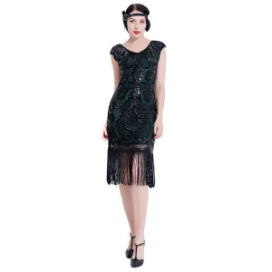 Great Gatsby Dresses 20's Themed Party Art Deco Charleston Wedding Guest|JaosWish