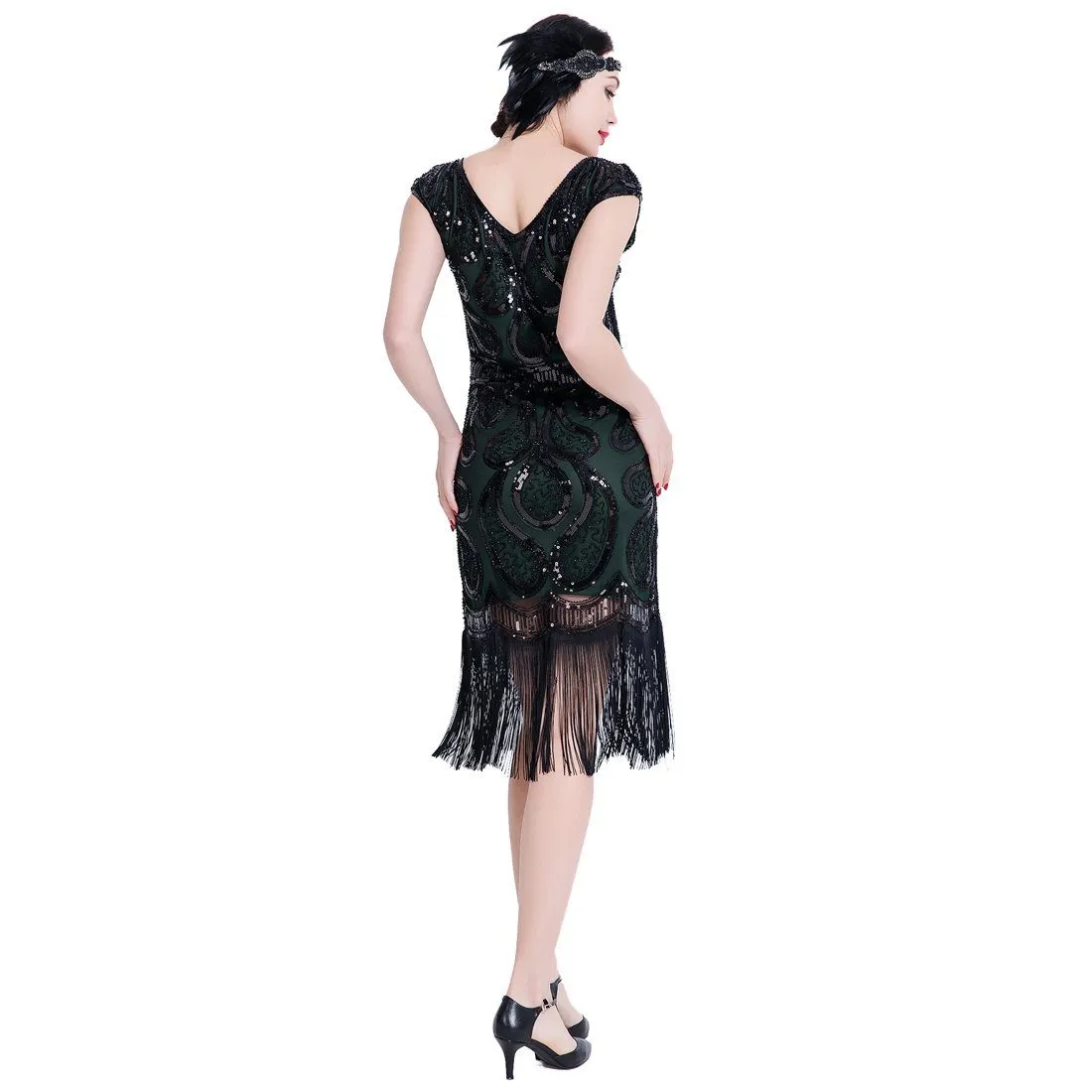 Great Gatsby Dresses 20's Themed Party Art Deco Charleston Wedding Guest|JaosWish