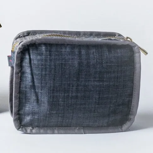 Grey Chambray Packing Cube Stacking Set