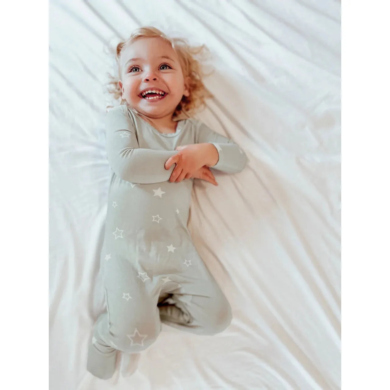 Gunamuna Wishful Convertible Footie Pajama Solid