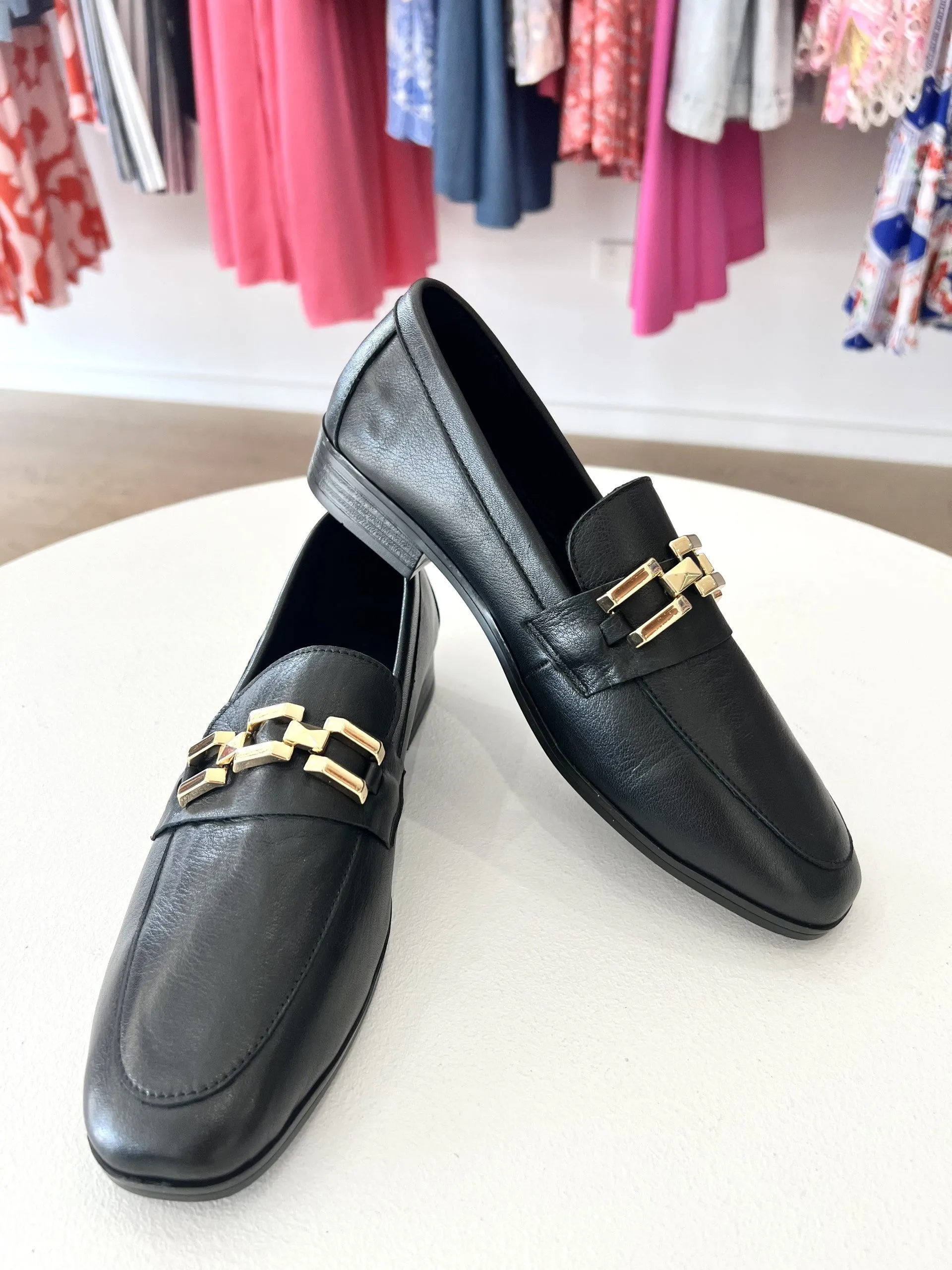 GYOR LEATHER LOAFER || BLACK