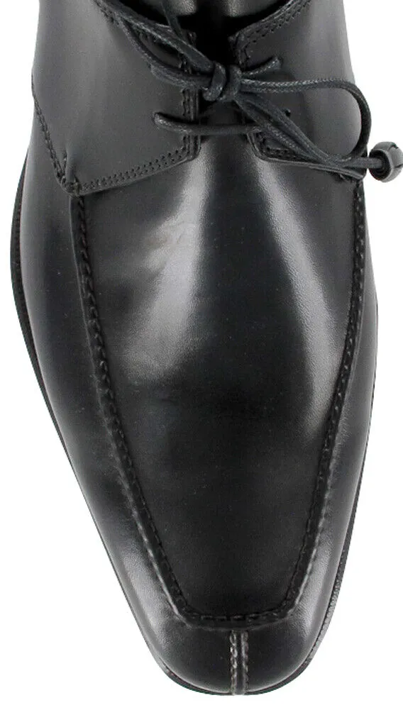 Handmade Black Leather Oxfords for Men - Formal Dress Shoes