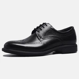 Handmade Leather Wingtip Oxfords for Men