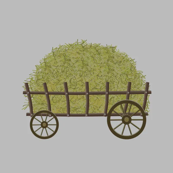 Hay Wagon Swaddle Blanket
