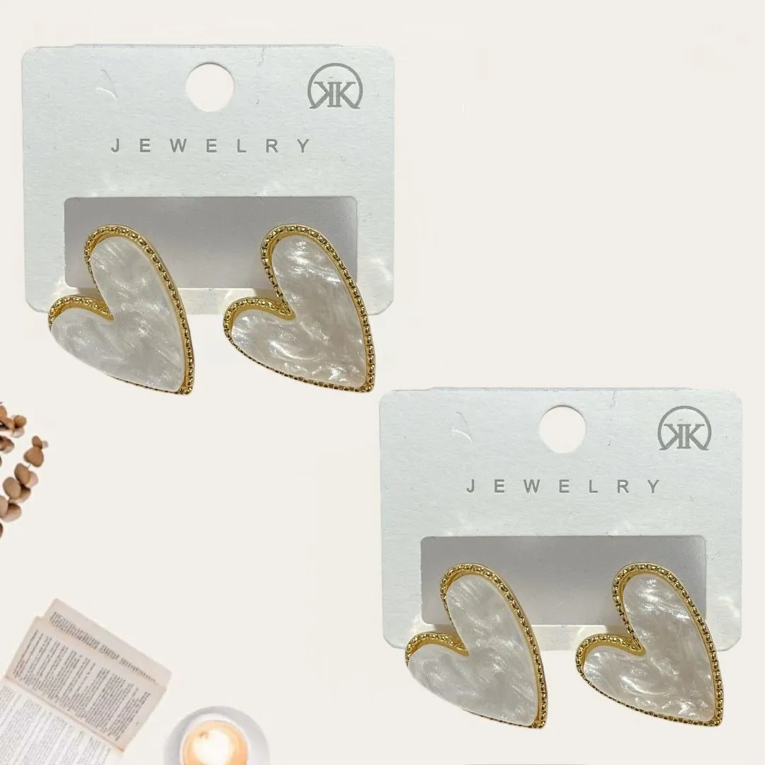 Heart Stud 5 Earrings