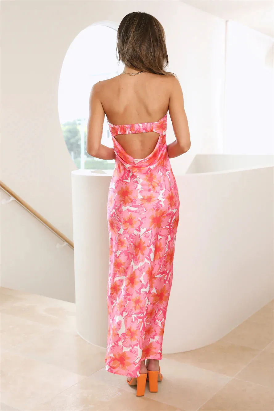 Highway To Heaven Maxi Dress Pink