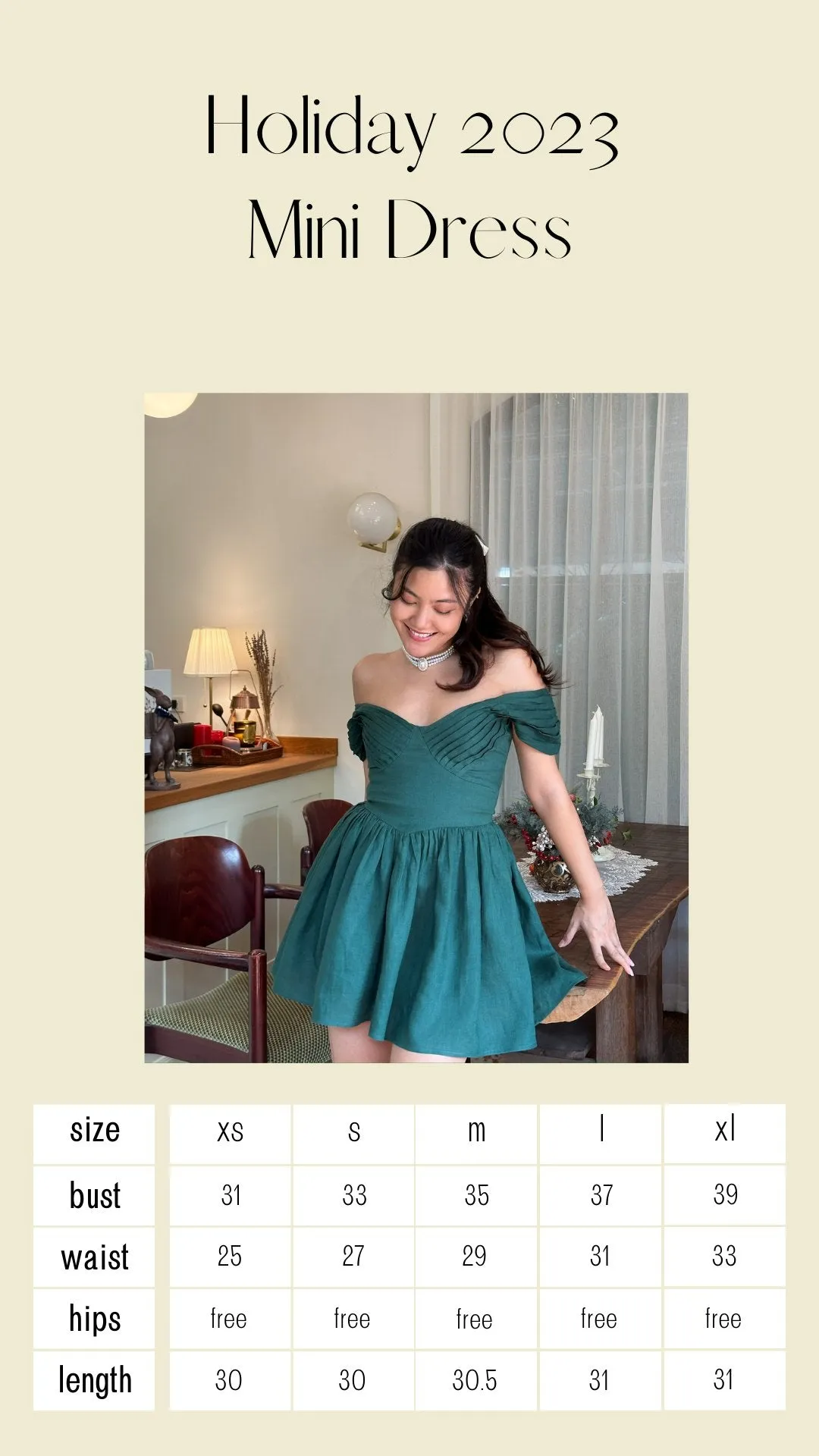 HOLIDAY 2023 MINI DRESS