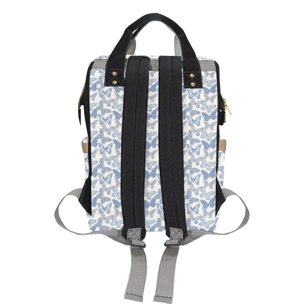 Holly Blue and Gray Butterfly Backpack