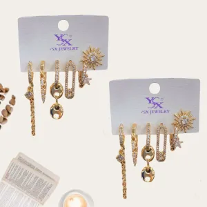 Hoop Earrings Set 10