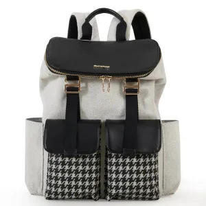 Houndstooth Diaper Backpack