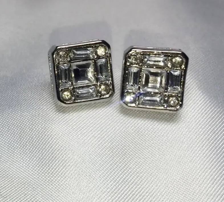 Iced Out Earrings | Diamond Earrings | Womens Earrings | Diamond Ear Studs | Womens Stud Earrings | Mens Diamond Ear Studs |  Mens Earrings