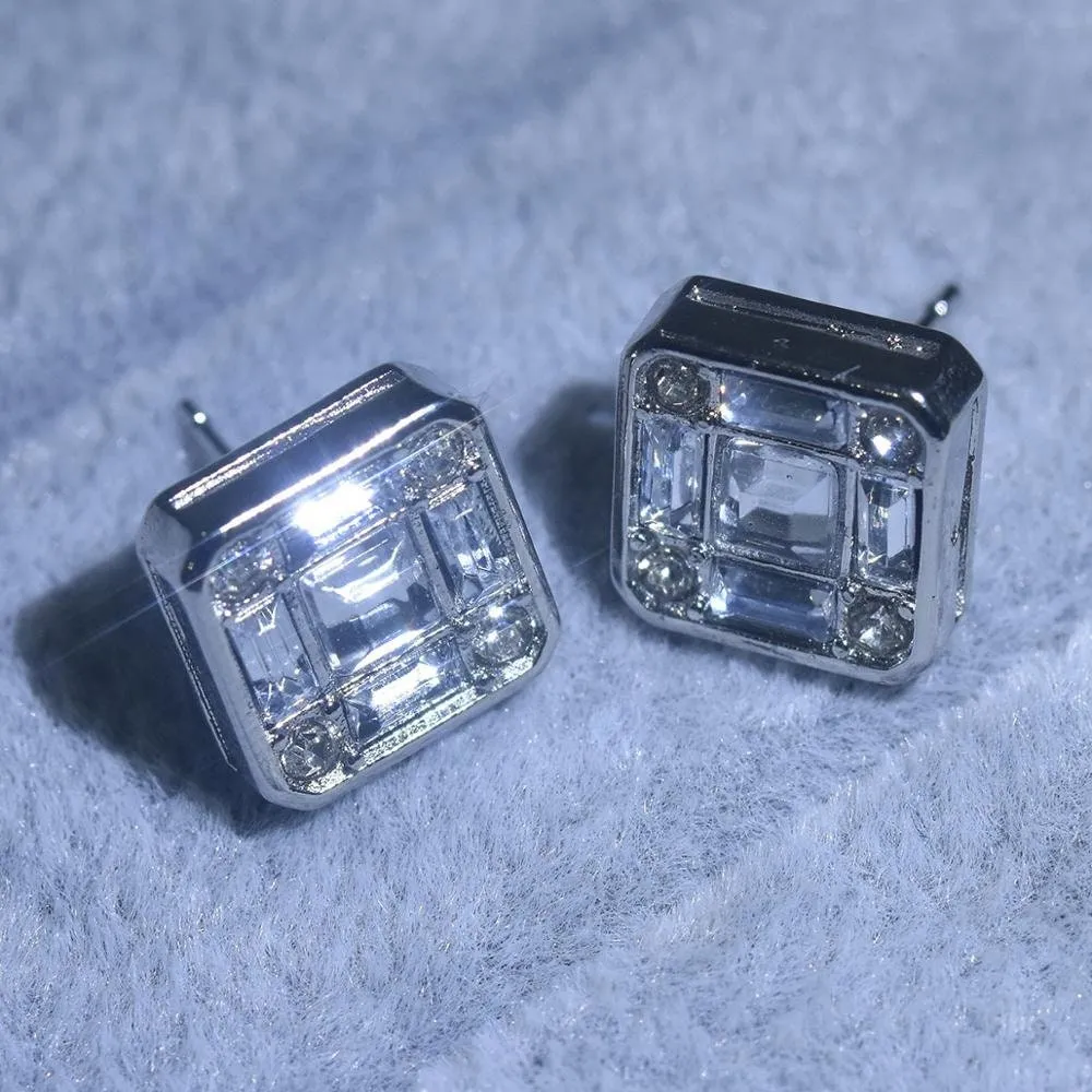 Iced Out Earrings | Diamond Earrings | Womens Earrings | Diamond Ear Studs | Womens Stud Earrings | Mens Diamond Ear Studs |  Mens Earrings
