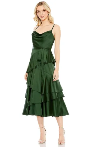 Ieena Duggal 68300 - Tea-Length Evening Dress