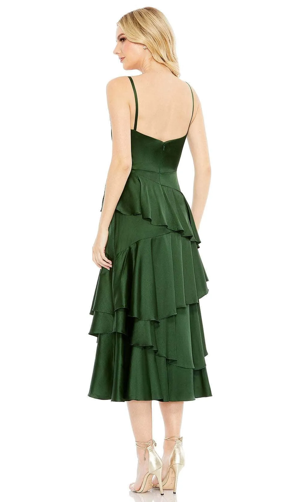 Ieena Duggal 68300 - Tea-Length Evening Dress