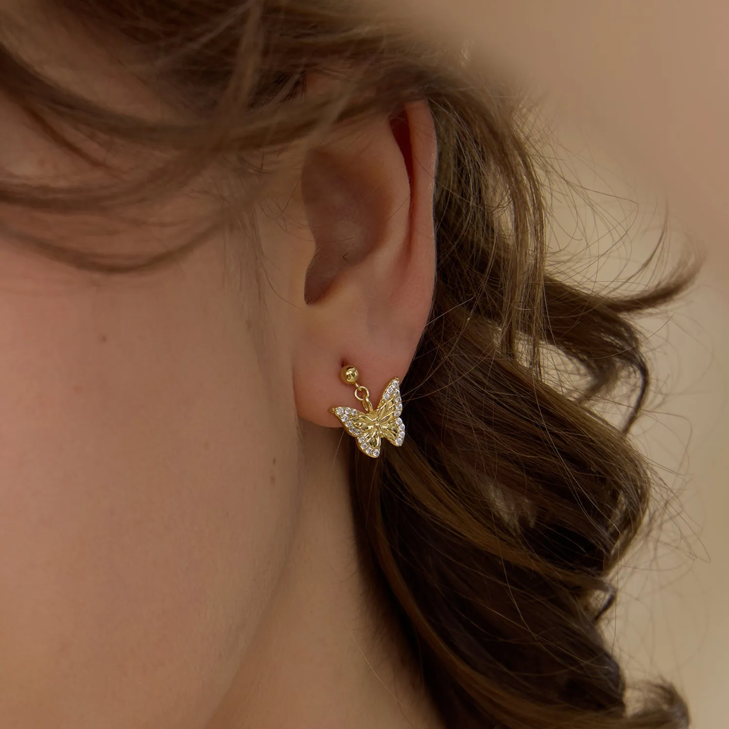 Imprint Josephina Butterfly Drop Earrings