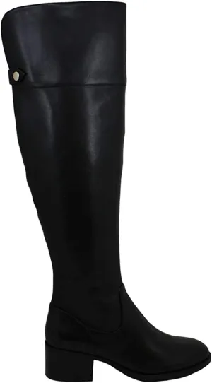 INC International Concepts Womens Karmenn Leather Closed Toe, Black LE, Size 6.0