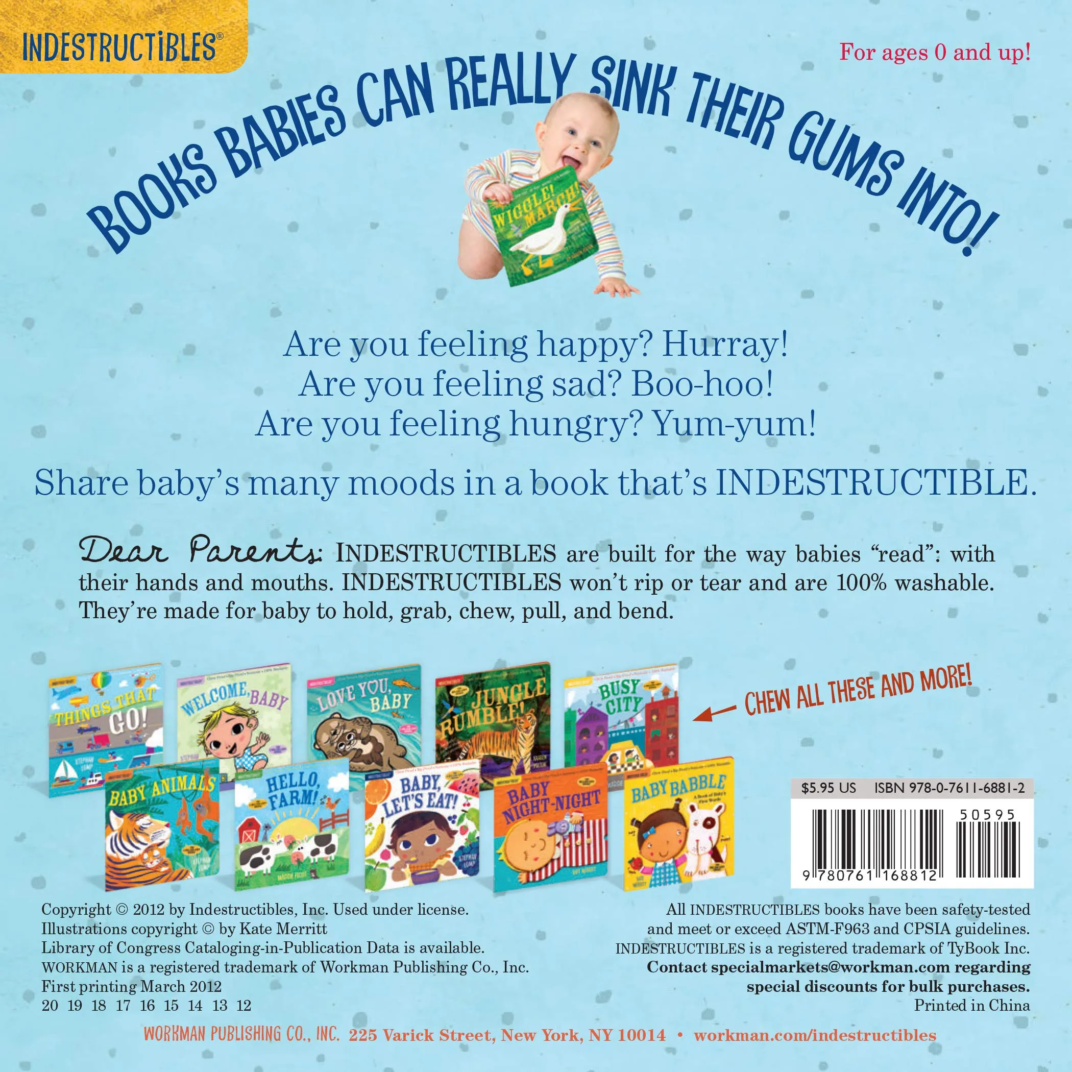 Indestructibles: Baby Faces: A Book of Happy, Silly, Funny Faces