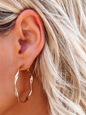 INDIGO TWISTED HOOPS