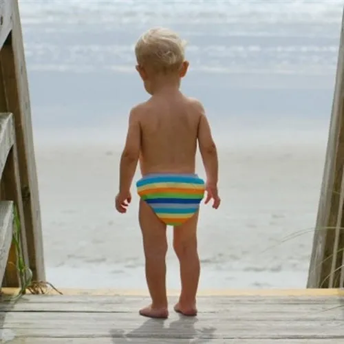 Iplay Ultimate Snap Swim Diaper - Gray Multi