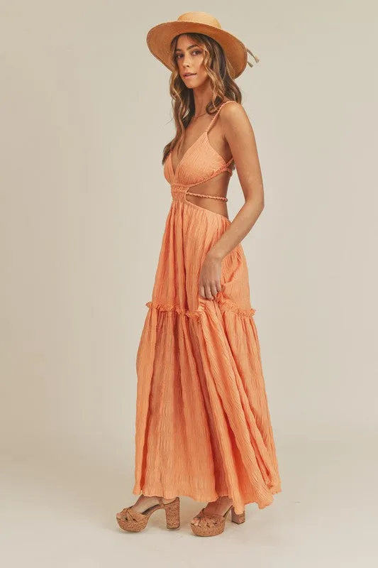 Isidore Cut-out Detail Maxi Dress
