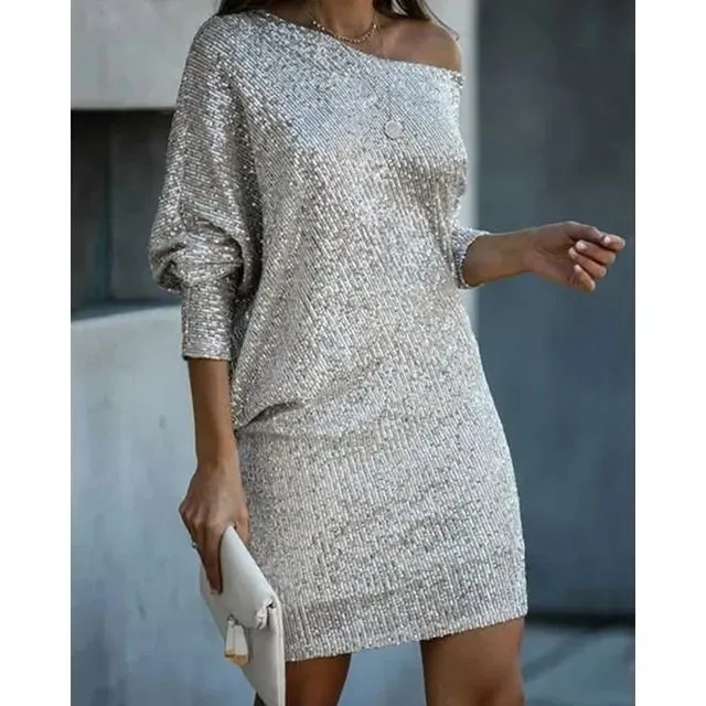 Isla | Stylish Glitter Dress