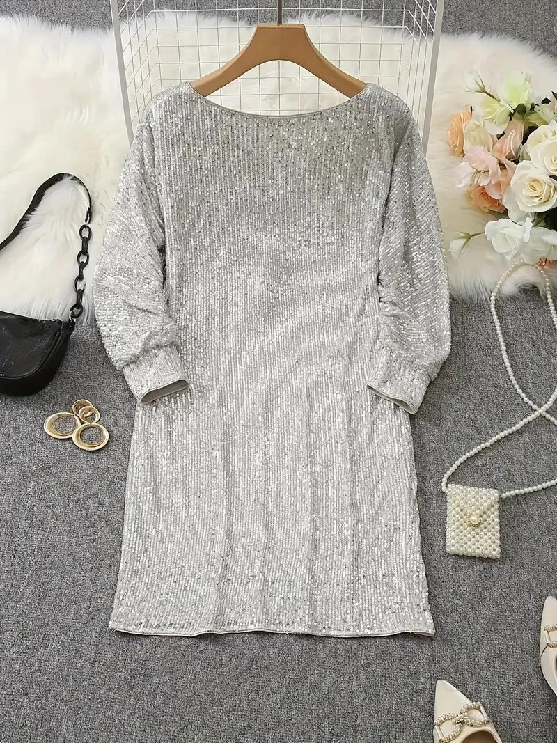 Isla | Stylish Glitter Dress