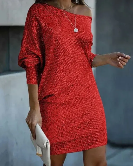 Isla | Stylish Glitter Dress