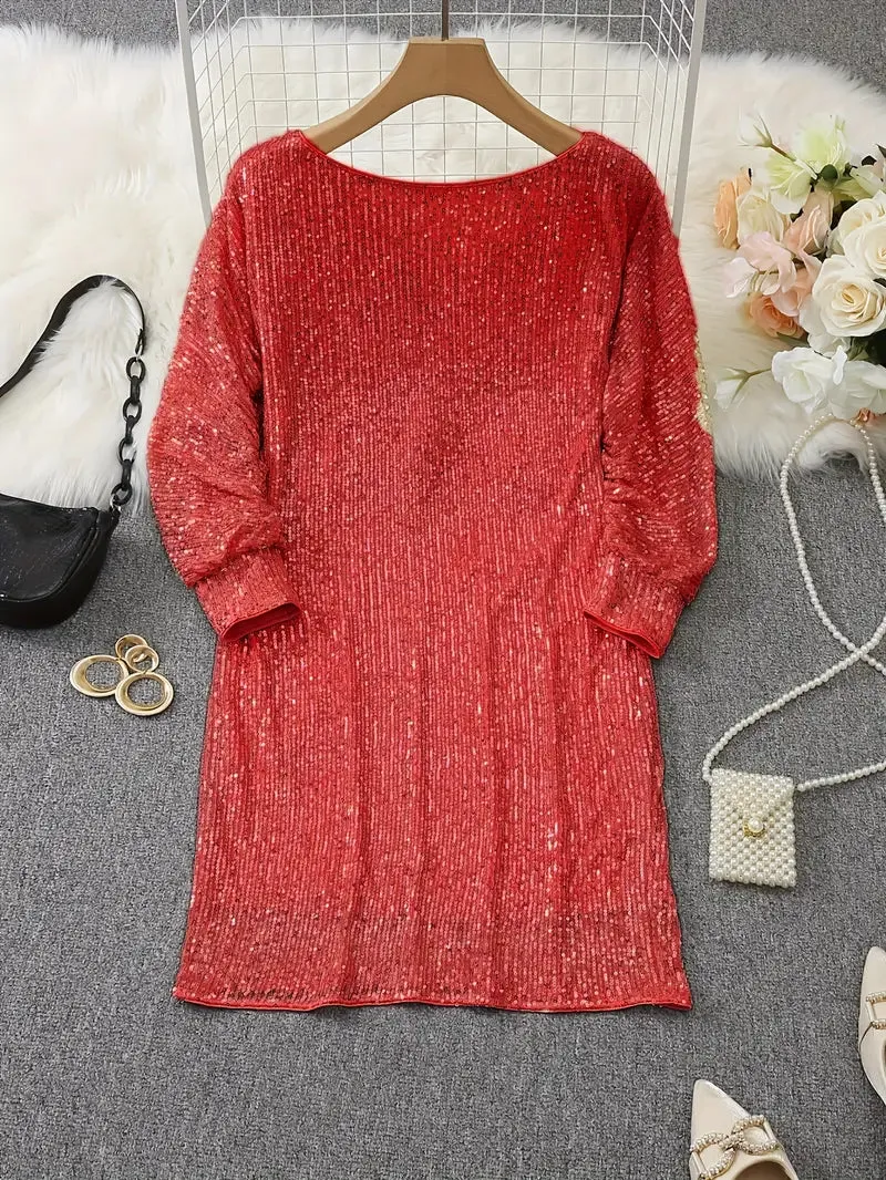 Isla | Stylish Glitter Dress