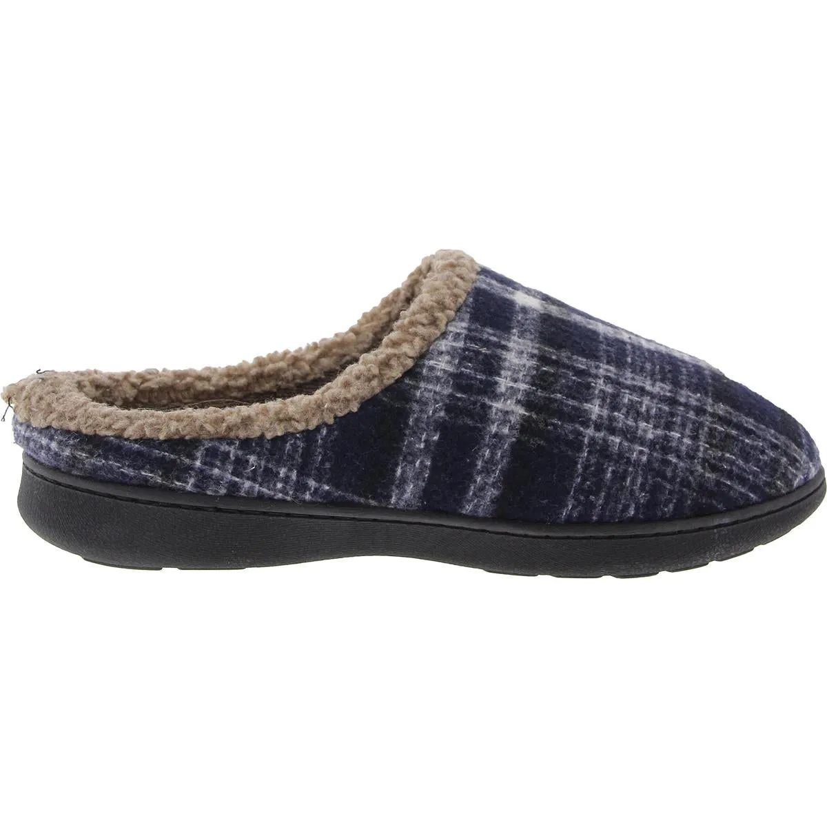 Isotoner Womens BHFO Fur Lined Casual Loafer Slippers