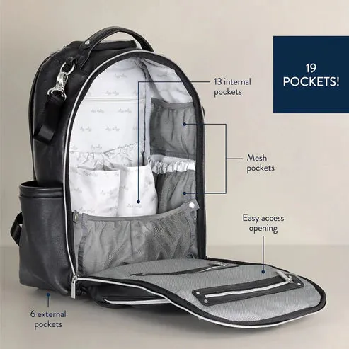 Itzy Ritzy - Boss Plus Diaper Bag Backpack - Noir