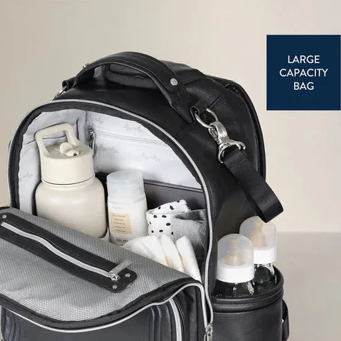 Itzy Ritzy - Boss Plus Diaper Bag Backpack - Noir
