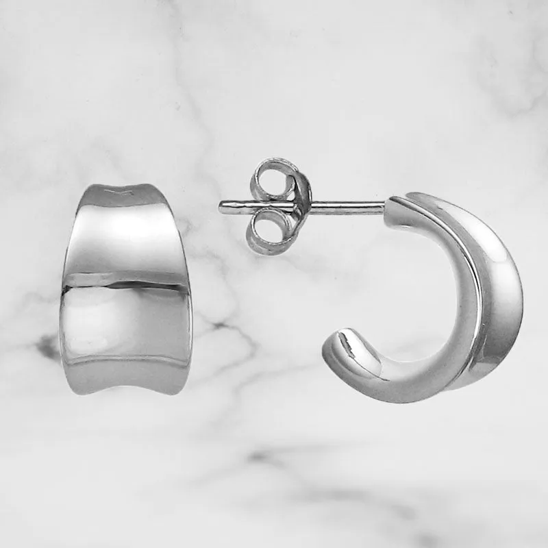 J Hoop Earrings