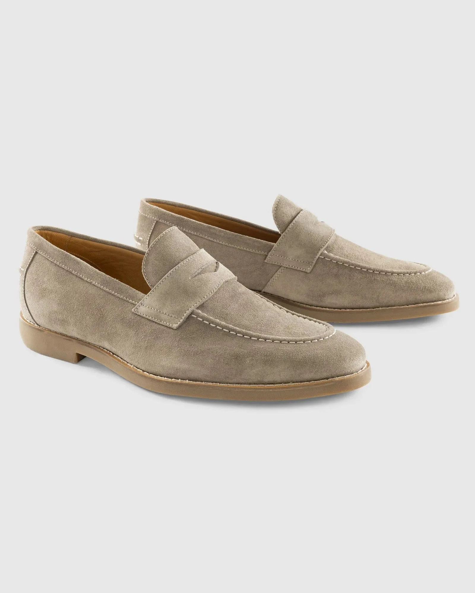 JOHNNIE-O J-Flex Suede Penny Loafer