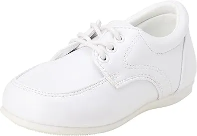 Josmo Baby Boys’ Dress Shoes – Casual Leatherette Derby Walking Shoes (Infant/Toddler)