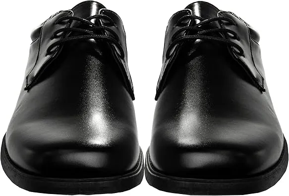 Josmo Boys Dress Shoes - Classic Laceup Oxford Casual Dress Formal Shoes - Black (Toddler/Little Kid 7-13/Big Kid 1-6)