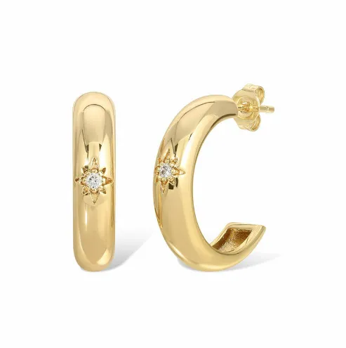 Joy Dravecky Eden Hoop - Gold