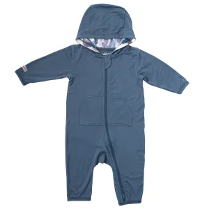 Juddlies Bamboo Jumpsuit - Blue - 0-3m